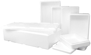 Fish boxes made from EPS expanded polystyrene airpop keep fish fresh for longer